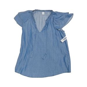 Denim Top Old Navy NEW WITH TAG